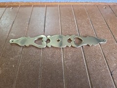 Old World Collection 6″ Single Hole Backplate in Polished Brass by RKI