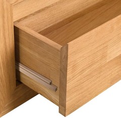 Wooden Drawer Slides Bottom Mount Center Guide Track for Dresser Replacement