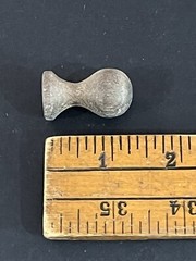 Wood Knobs each .875” Wide, 1 375” Long, Drawer Pull, No Screw Sm-010