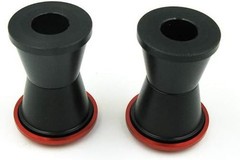 Motorcycle Handlebar Clamp Mount Bushings Cone for Dirt Pit Bike Color: black