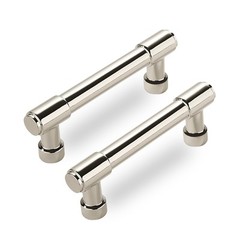 6 Pack Polished Nickel Cabinet Pulls 3-3/4 Inch96mm Hole Centers Cabinet Hand…