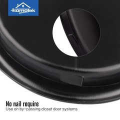 4 PCS Closet Door Finger Pull 21/16 Black Fits 5/16 Depth x 21/16 Inch Dia