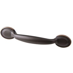 4 Pc Sumner Street Oval 3 in Center-To-Center Oil Rubbed Bronze Drawer Bar Pulls