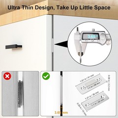 12 Pack Monkey Magnets Ultra-Thin Magnetic Plates Keep It All Shut AS-SEEN-ON-TV