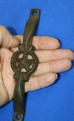 Farmhouse Kitchen Cabinet Hardware Pulls Handles Cast Iron Star, 6 inch, HW-75