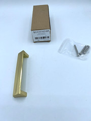 Rejuvenation Hardware Aged Brass Bin Pull 4 in Blair C106253 Pottery Barn