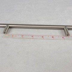 10 Stainless Steel 6.5 inches round kitchen cabinet pulls Silver No Screws New