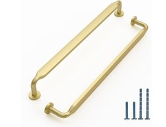 10 Pack 7.5 Inch(192mm) Brushed Gold Cabinet Pulls