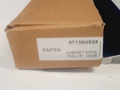 Emtek 87130US26 Edge Pull 8″ C to C (9-1/4″ Overall) in Chrome *READ*