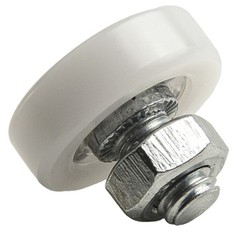 Convenient 8 Pack Plastic Drawer Rollers with Nuts Replace Your Worn Rollers