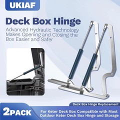 Ukiaf 2 Pack Keter Deck Hinge Replacement For Keter Outdoor Storage Replacement