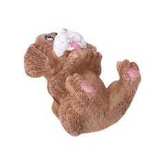 Brown Puppy Dog Kitchen Bathroom Cabinet Drawer Door Hardware Knob 2-11/16″