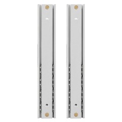 NEW 2pcs/ Set Mini Aluminum Alloy Durable Smooth Slideway For Drawer