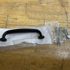 Peaha Aluminum Cabinet Pulls Drawer Handles 3-3/4 Inch 10 Pack Black