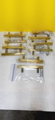 10 Pack Gold Cabinet Handles 3 Inch Brushed Brass Drawer Pulls Brass Handles for