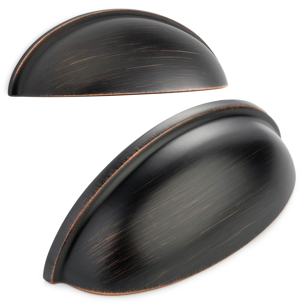 BEROSSA 10 Pack 3 Inch Oil Rubbed 3 In Hole Distance, Bronze