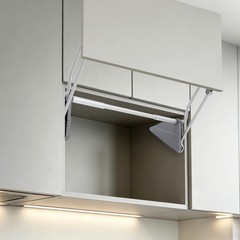 Kitchen Cabinet Door Mechanism Hinges Pneumatic Arm Vertical Swing Lift Up Stay
