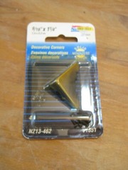 Lot 4 Decorative Solid Brass Hinges Corners Catches Ives/National Hobby Hardware
