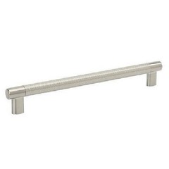 Set of 2 Amerock Bronx 10-1/16 in (256mm) Modern Satin Nickel Bar Cabinet Pull
