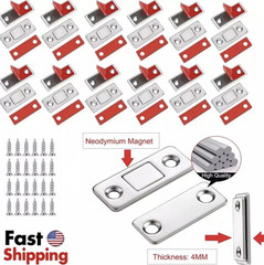 12 Pack Monkey Magnets Ultra-Thin Magnetic Plates Keep It All Shut,AS-SEEN-ON-TV