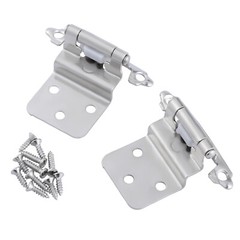 3/8-inch Inset Cabinet Door Hinges Face Mount Self Closing Cabinet Door Hinges