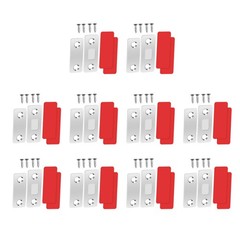 10 Set Ultra-thin Invisible Punch-Free Magnetic Sliding Door Cabinet Closer Part