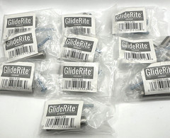 GlideRite 2″ T-Bar Handle Knob Polished Chrome Stainless Steel Finish 10 Knobs
