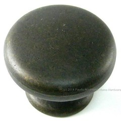 Hickory Hardware Dark Antique Brass Cabinet Knob 10-Pack, Rustic PA1216-WOA