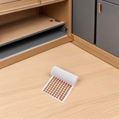 Reusable Cork Drawer Stoppers Cabinet Door Bumpers Light Brown Home Use