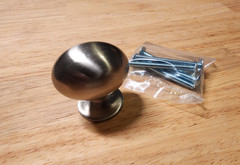 Heavyweight Metal Football Cabinet Knob with Screws (Buy 10 = Free Shipping!)