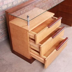 6PCS 16 Inch Wood Drawer Slides Bottom Mount, Classic Traditional Wood Center Gu