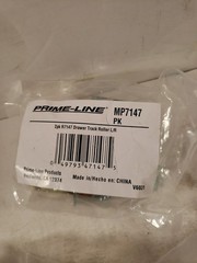 MP7147 Drawer Guide Roller Assembly 1″ Dia. Plastic Wheel On Steel, Qty:10- 2pks