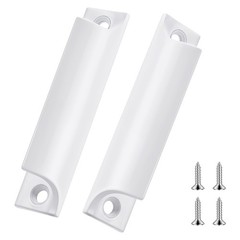 2Pcs 3.5-inch Cabinet Handles, Finger Pulls with Screws Drawer Edge Pulls Bal…