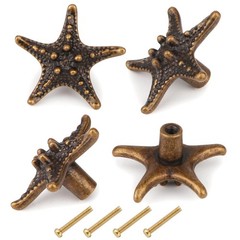 Brosay Starfish Knobs Coastal Cabinet Knob and Pulls Beach Cabinet Pulls Ocea…
