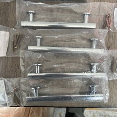 6 Pack Ariel Maybeck 5 Inch C to C Bar Cabinet Pull P205PCBL-1 Polished Chrome