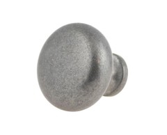 (12 Pack) 1-1/4″ Round Knob Gunmetal