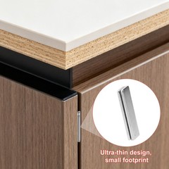 8 Sets Magnetic Cabinet Door Catch, Stainless Steel Cabinet Door Magnets No D…