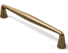 6x Goo-Ki Vintage Retro Antique Brass Cabinet Handles 3.78”(96mm) Hole Center