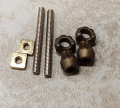Victorian Eyelet Post Furniture Hardware Bail Knocker Repair Fittings Parts