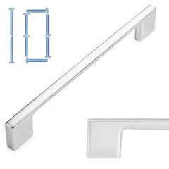 10 Pack 6-1/4 Inch Wide Foot Cabinet 6-1/4″ CC – 10Pcs Polished Chrome Modern