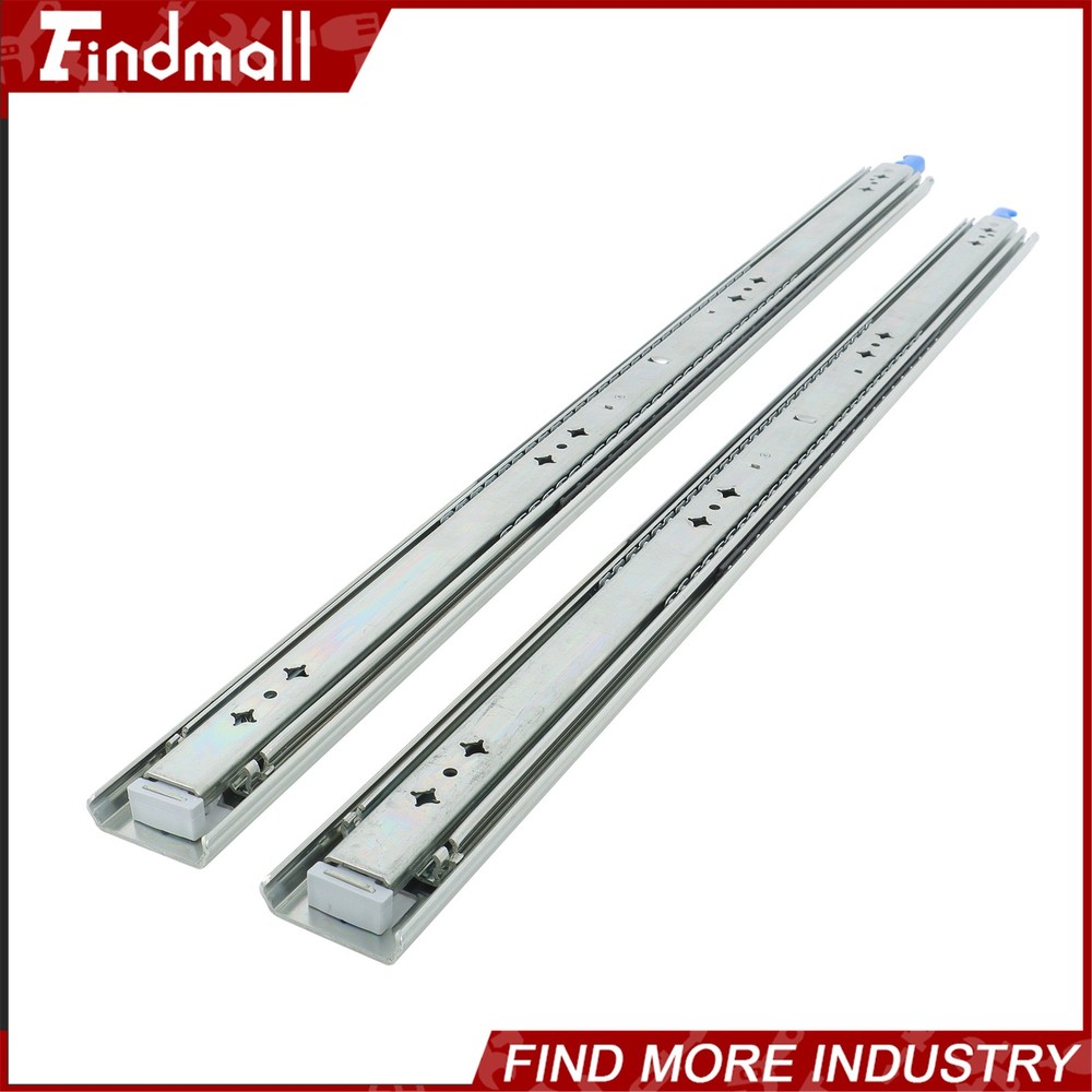 Findmall Heavy Duty 32″ Drawer Slides w/Lock 250lb – Full Extension Ball Bearing