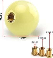 Universal Gear Shifter Glowing Pearl Ball Shift Knob for Manual/A Color: Green