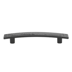 GlideRite 3-3/4″ CC Hammered Style Cabinet Pull Matte Black – 4244-MB-1