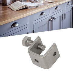 C-clamp Jaw U-shaped Clip Stainless Steel Table Bracket With Screw 0-20mm Cabine