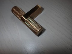 Emtek T-knob Satin Brass Knurled Cabinet Hardware Pull