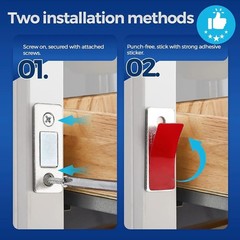 Magnetic Cabinet Catches Ultra Thin Door Strong Magnets Stopper Invisible