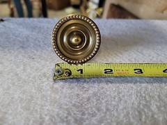Belwith Keeler 1.5 IN CABINET KNOB ANTIQUE BRASS Finish Beaded Design