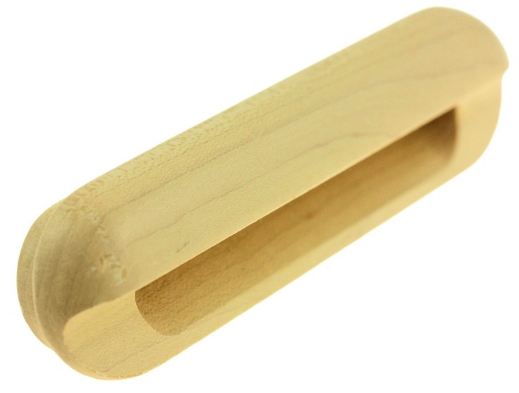 (12 Pack) 4-7/8″ Blonde Finish Wood Pocket Pull