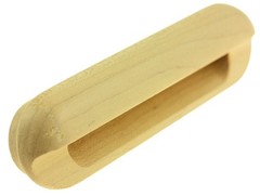 (12 Pack) 4-7/8″ Blonde Finish Wood Pocket Pull