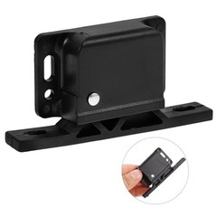 4 Sets Black Rv Cabinet Door Latches Durable ABS Metal Push Catch for Cars